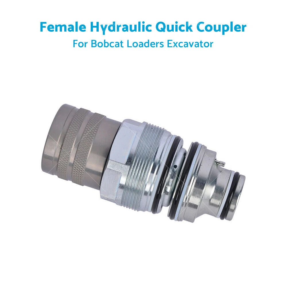 Hydraulic Female Flat Face Quick Coupler 46mm for Bobcat