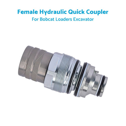 Hydraulic Female Flat Face Quick Coupler 46mm for Bobcat
