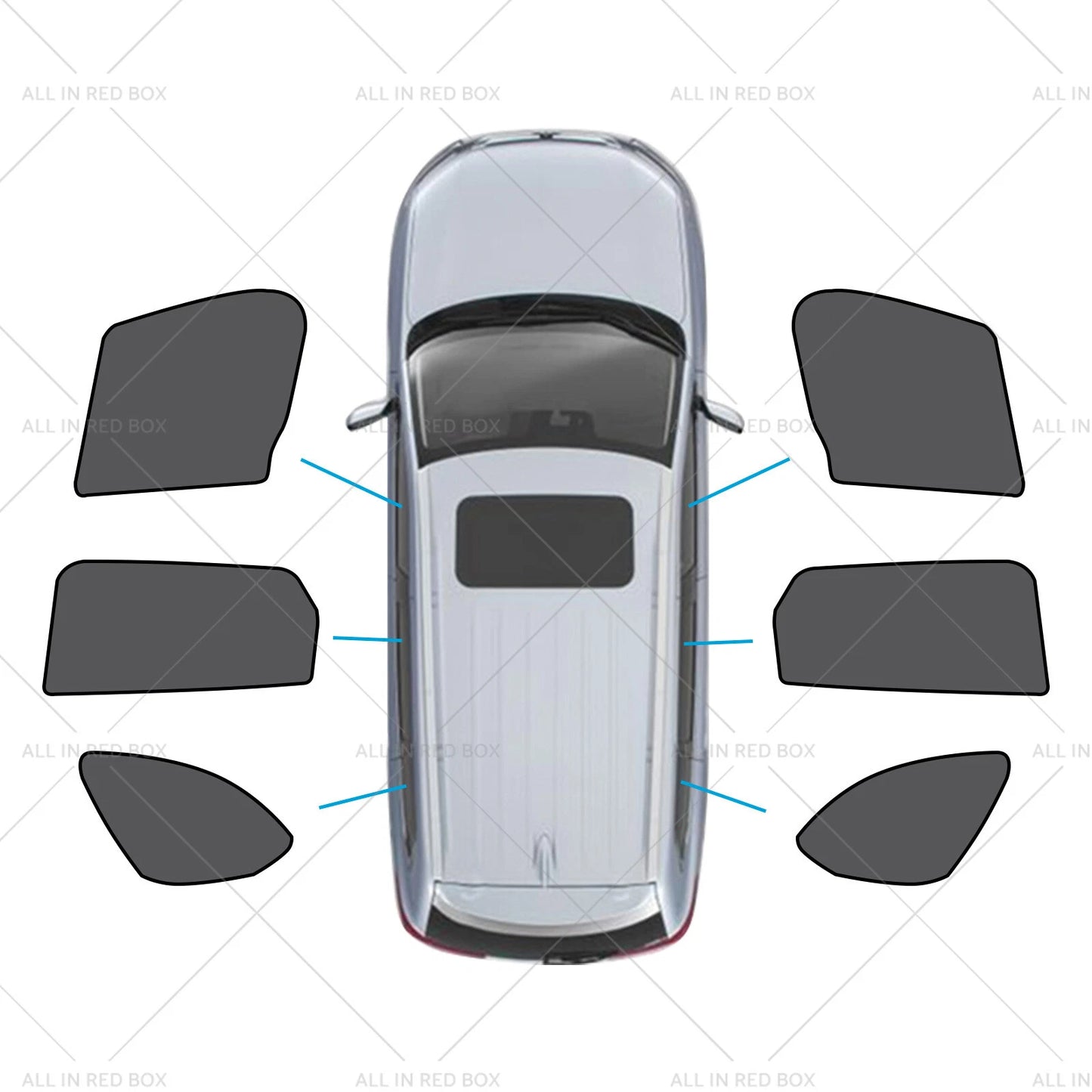 Car Window Sun Shades for Mazda CX-9 (2016-2025) UVA & UVB Protection