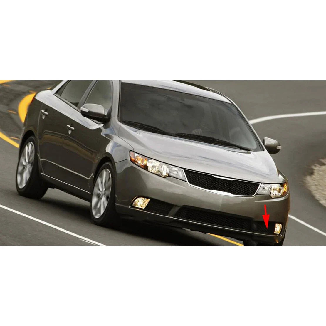 Left Fog Light Bezel for Kia Forte Sedan (2010-2013)