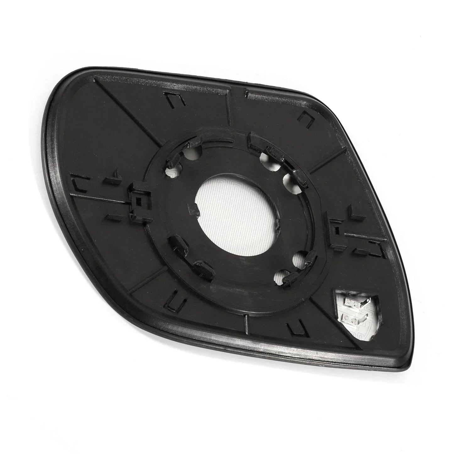 Left Side Heated White Mirror Glass for Hyundai Santa Fe (2009-2012)