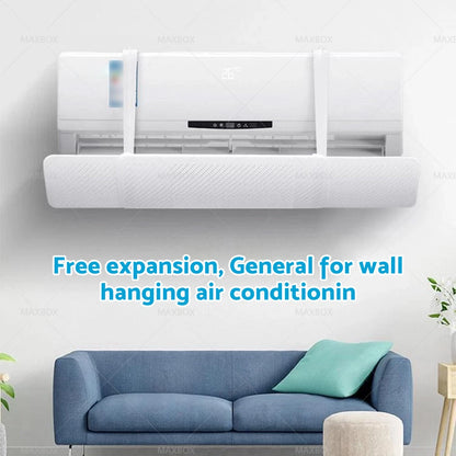 Adjustable A/C Windshield Baffle Shield for Home Use