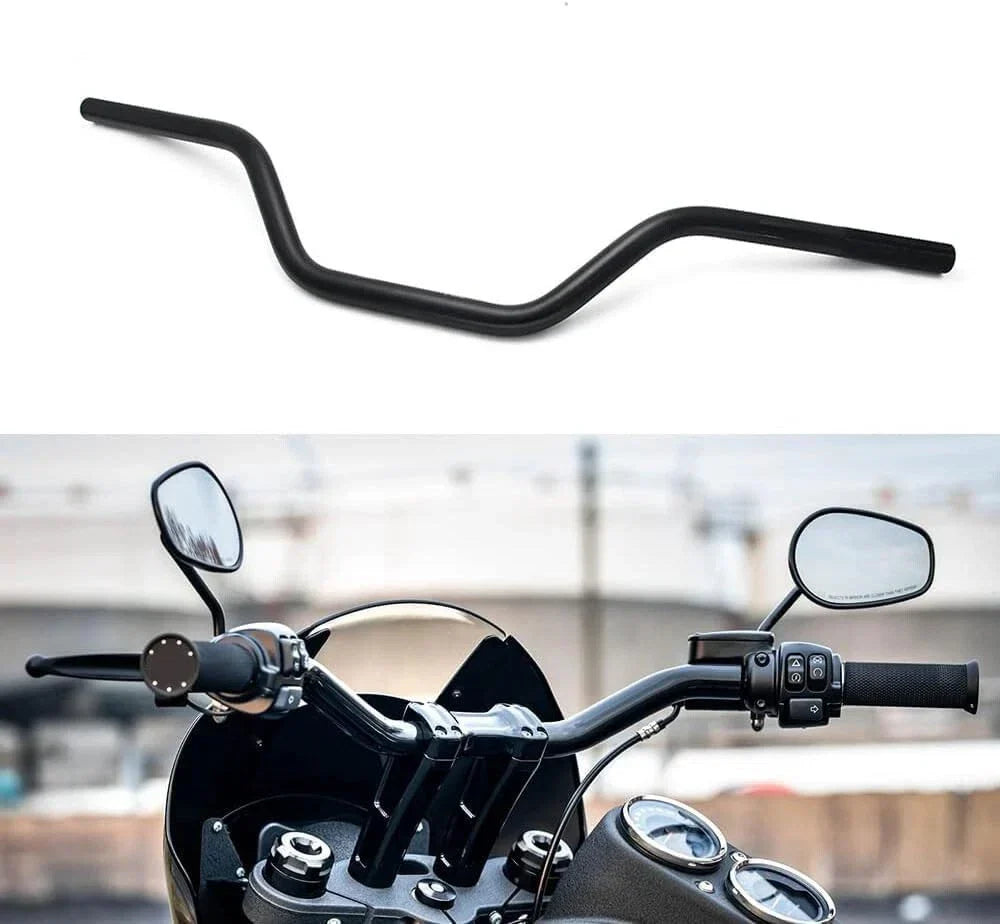 7/8'' 22mm Drag Handlebar Bar Black for Honda Yamaha Suzuki
