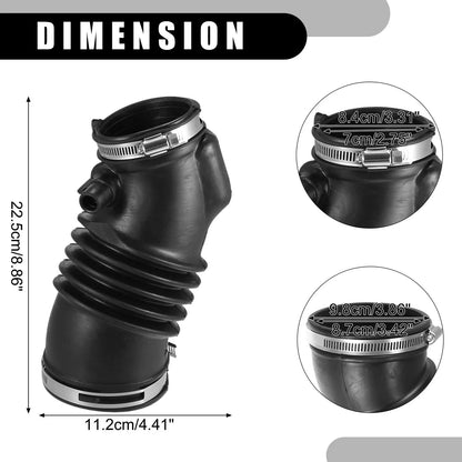 Air Cleaner Intake Hose Tube with Clamps for Honda Pilot V6 3.5L (2009-2015)