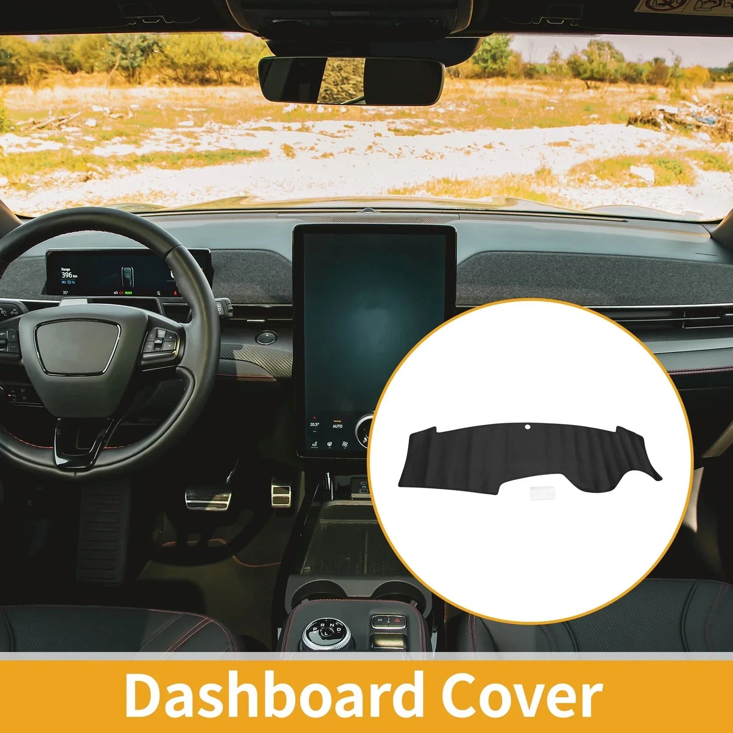 Dashboard Cover for Hyundai Elantra Avante i30 Sedan CN7 2020-2022 Black 1 x