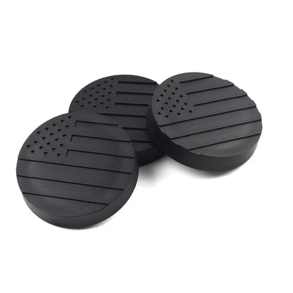 3 x Lock Door Key Hole Socket Cover Trim for Jeep Wrangler TJ JK JL JT