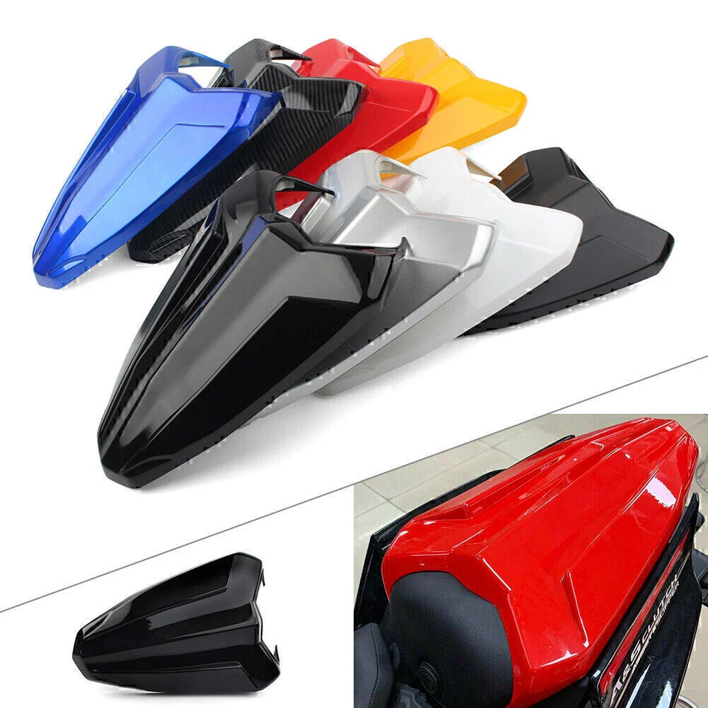 White Rear Pillion Seat Cover for Yamaha YZF R15 (2017-2021)