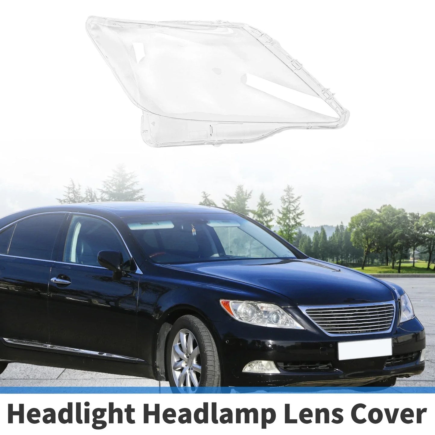 Car Front Right Headlight Lens Cover for Lexus LX570 (2007-2012)