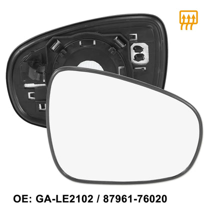 Heated Mirror Glass w/ Backing for Lexus LS460 CT200h ES350 (2007-2019)