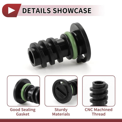 Rubber Oil Drain Plug Set for Mercedes-Benz C63 AMG (2016-2018)