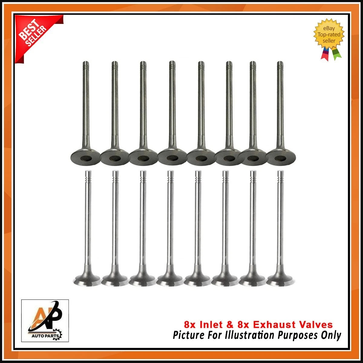 Exhaust Valve Replacement for Vauxhall Opel 2.0 2.3 M9R M9T (2011–2019)