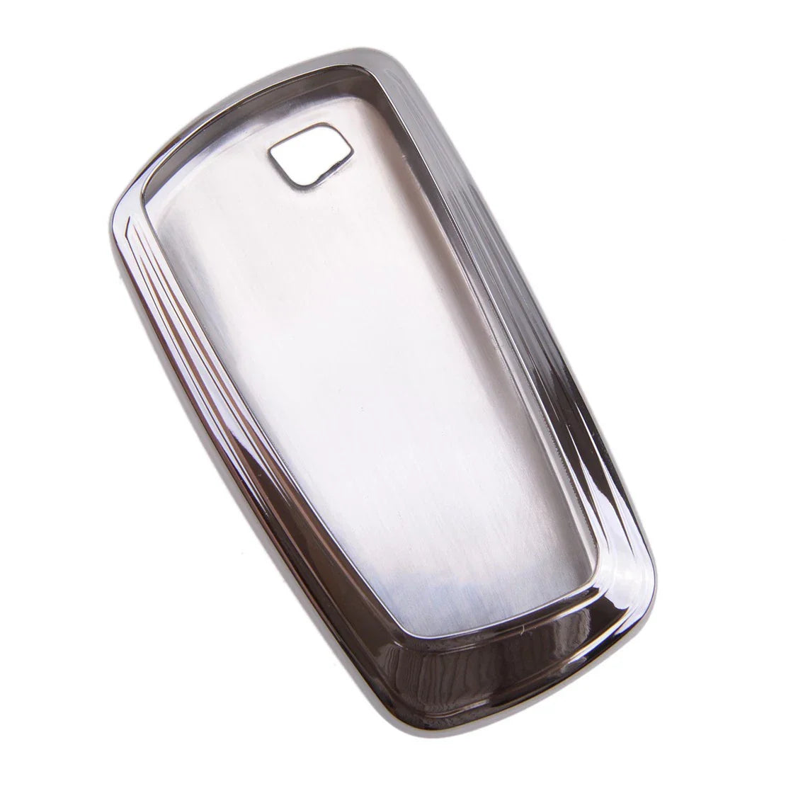 Silver Remote Car Keychain Cover for BMW 1 2 3 4 5 6 7 Series (2011-2020)