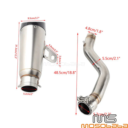 Muffler Link Pipe Set for Harley Pan America 1250 (2021-2023)