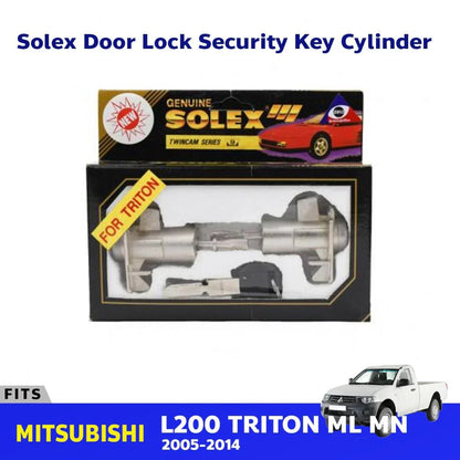Solex Door Lock Key Cylinder Set Fits Mitsubishi L200 Triton Pickup 2005-14 D05