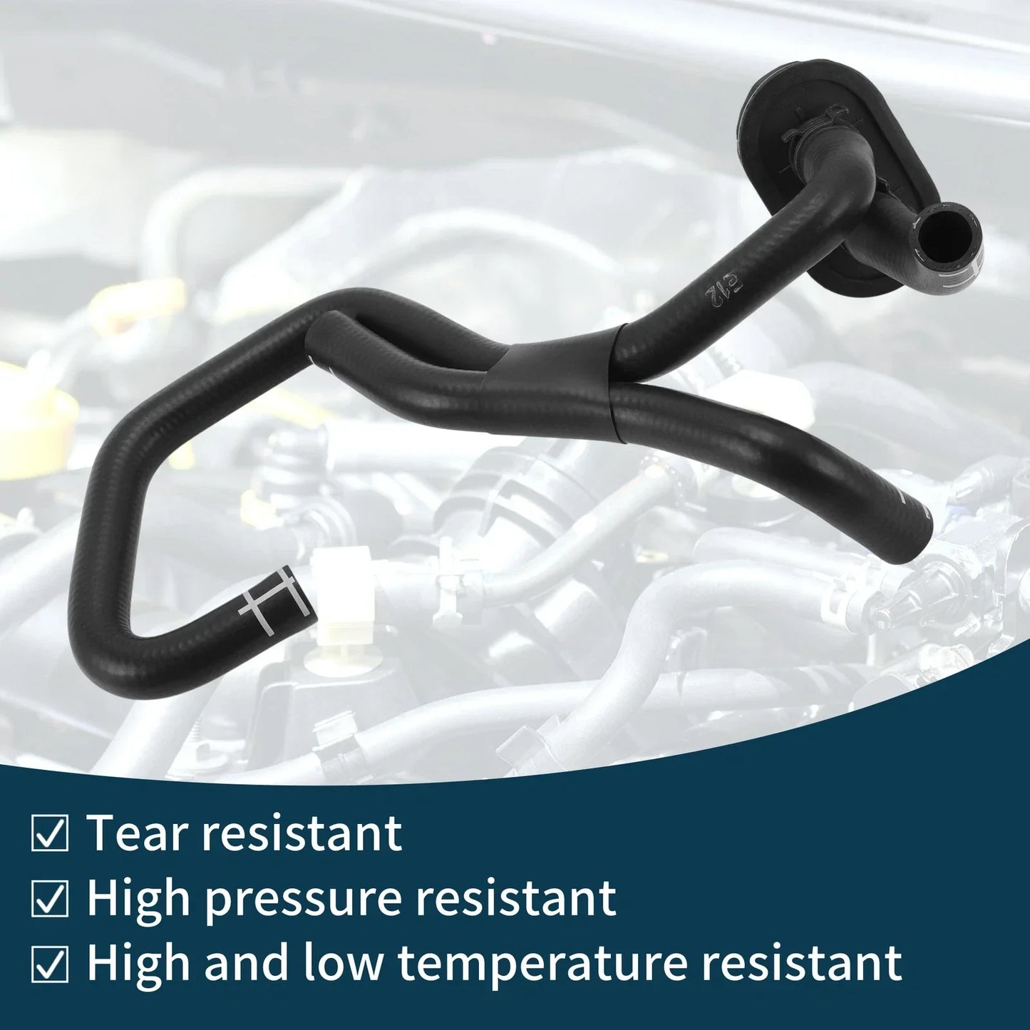 Radiator Hose for Porsche Macan 2014-2018 Rubber Heating Water Pipe