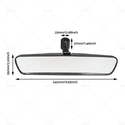 Wide Angle Panoramic Rear View Mirror for Car Interior