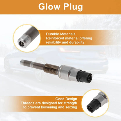 Glow Plug Diesel Glow Plugs Silver Tone Steel 1 Pc