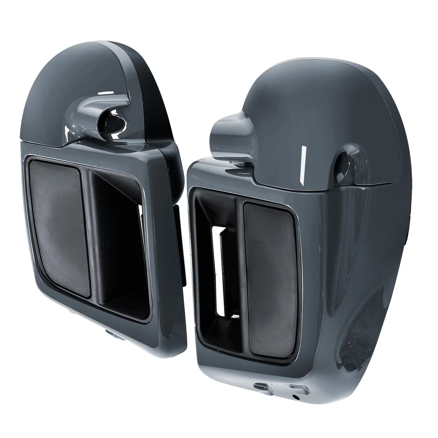 Lower Vented Fairings for Harley Touring 2014-2023 Gunship Gray