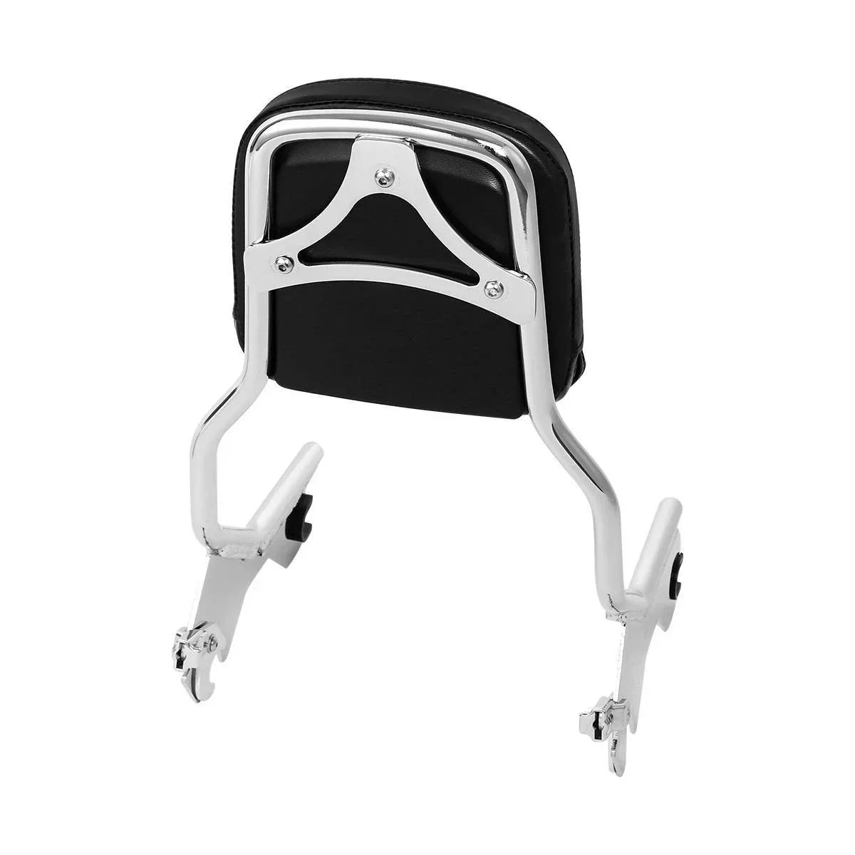 Black/Chrome Sissy Bar Backrest for Harley Softail Heritage (2018-2025)