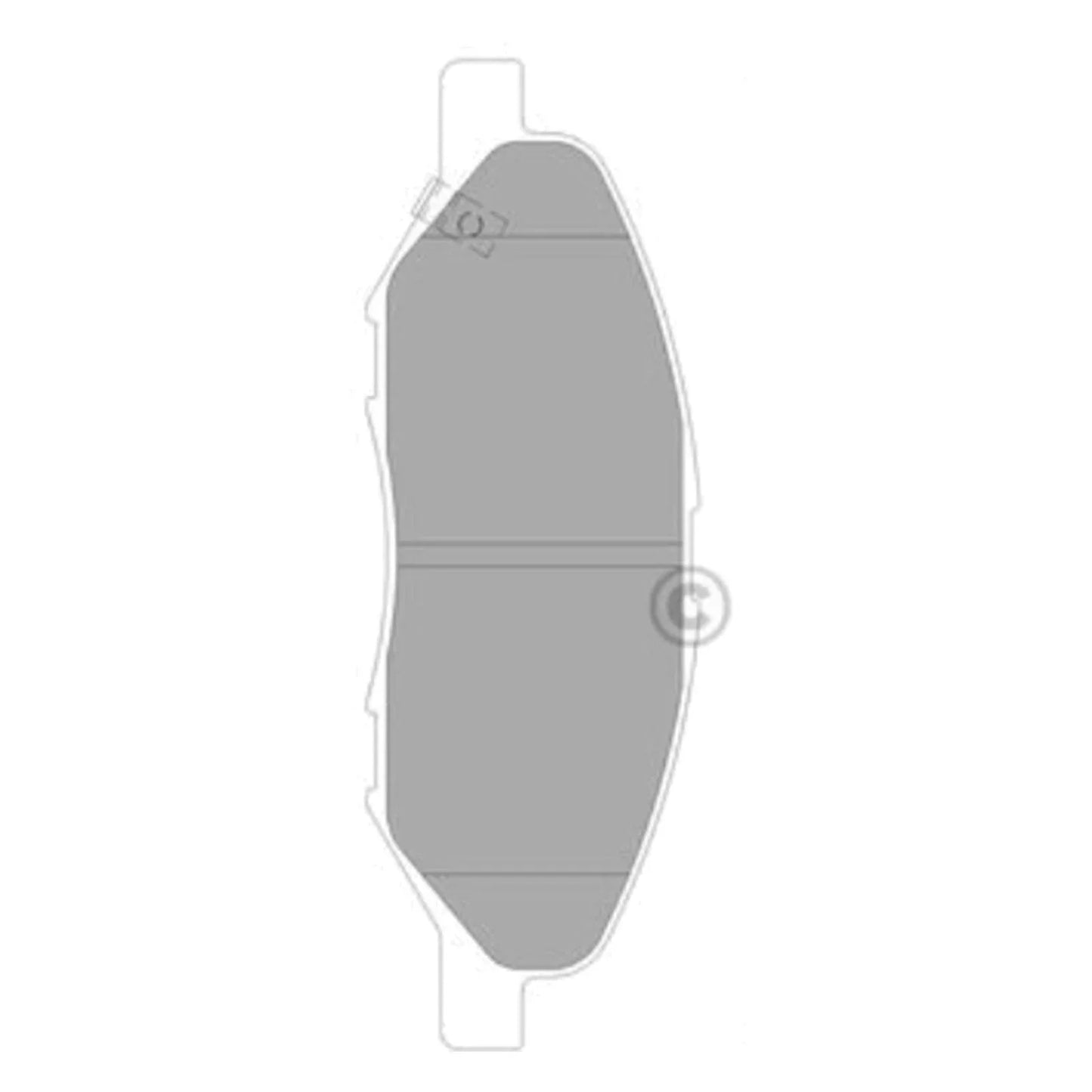 Front Disc Brake Pads Set for Nissan Tiida C11 (2006-2013)