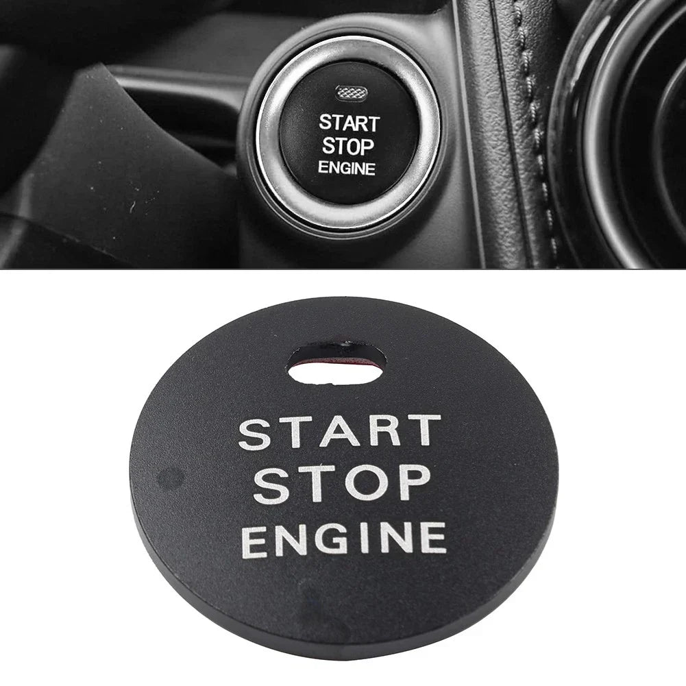 Black Engine Start Push Button Cover Trim for Mazda 3 6 CX-5 (2003-2023)