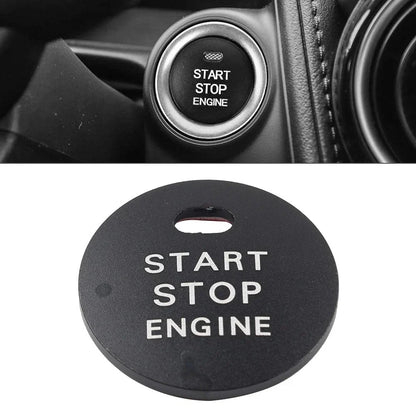 Black Engine Start Push Button Cover Trim for Mazda 3 6 CX-5 (2003-2023)