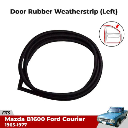 Door Rubber Seal Weatherstrip LH Fits Mazda B1600 Ford Courier Truck 1977-85 D09