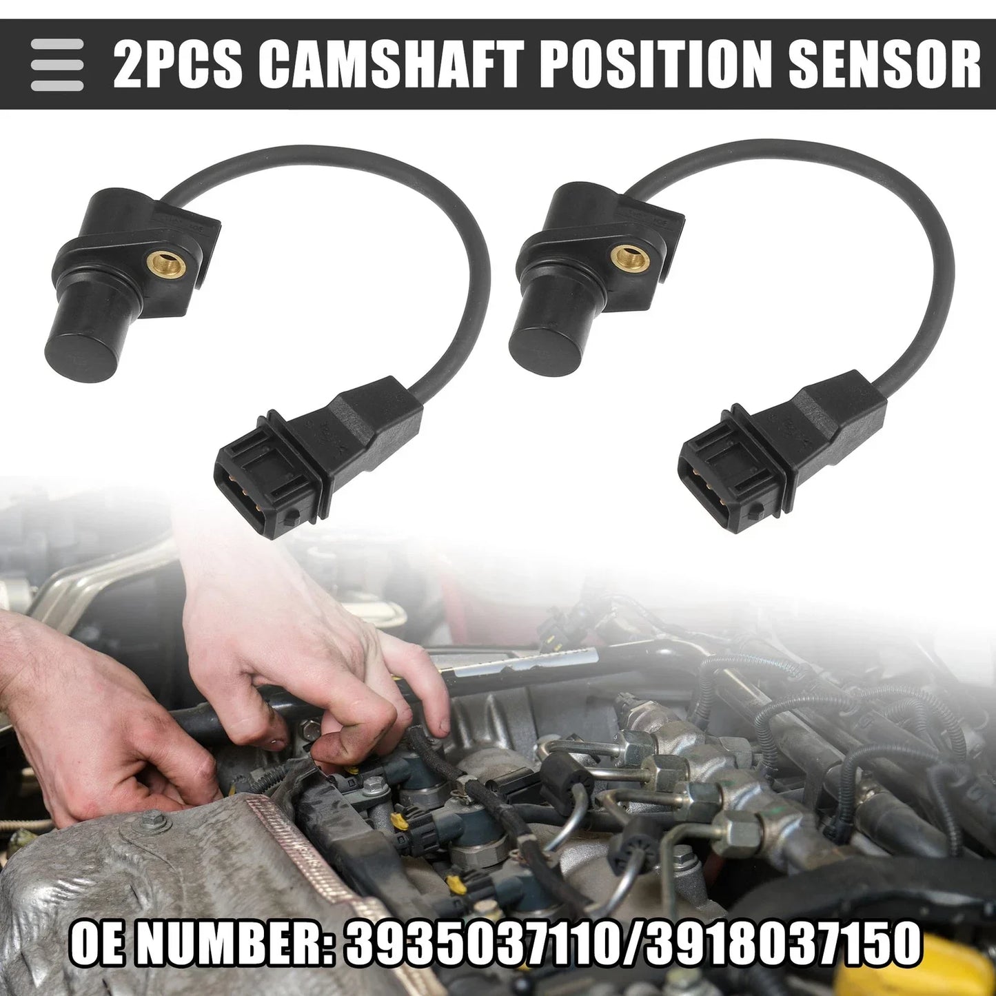 Camshaft Position Sensor for Hyundai Santa Fe (2001-2006) - 2 x Sensors