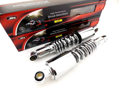 300mm JBS Chrome Rear Shock Absorbers for Suzuki T350