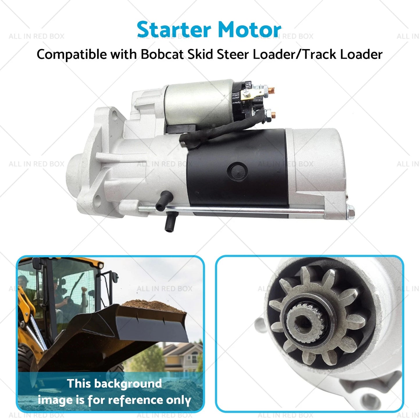 Starter Motor for Bobcat 751 753 763 773 S100 S130 S150