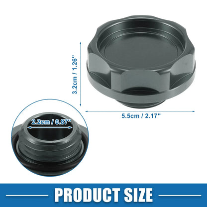Oil Filler Cap Tank Cover for Honda Engine - Modified Titanium Tone