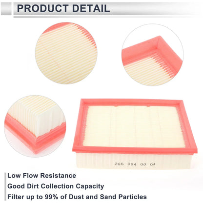 Car Engine Air Filter for MERCEDES-BENZ A-CLASS (2004-2012) - 1 x Filter