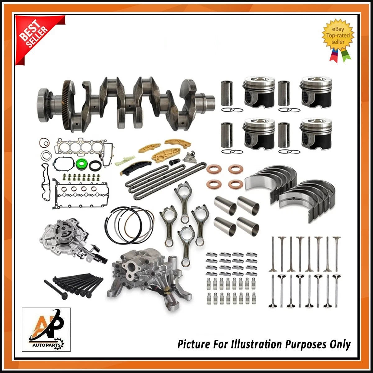 Crankshaft Engine Rebuild Parts for Land Rover Range Rover 2.0 TD4 (2013–2021)