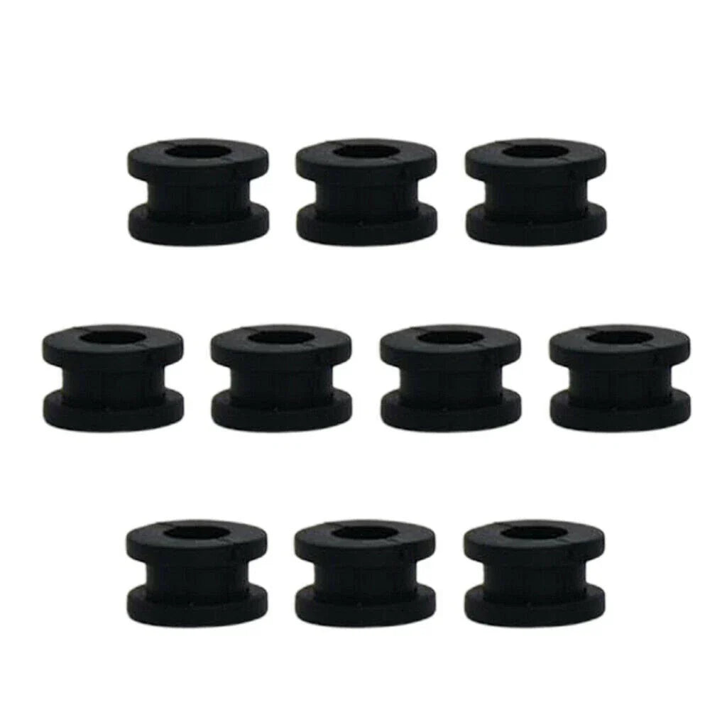 10 x Rubber Grommet Mount Set Side Cover Fender Parts for Motorcycles