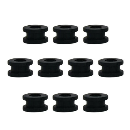 10 x Rubber Grommet Mount Set Side Cover Fender Parts for Motorcycles