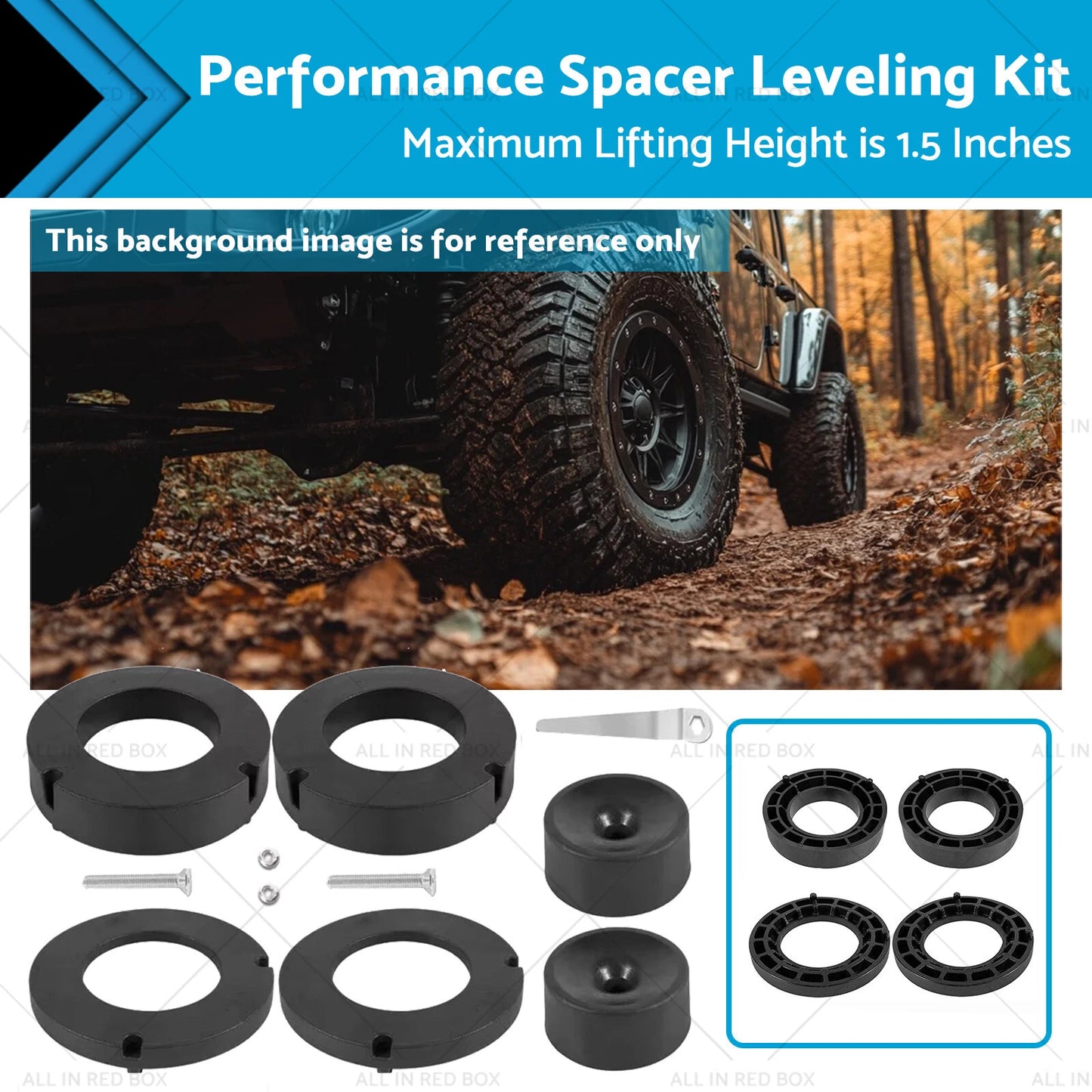 1.5" Performance Spacer Leveling Kit for Jeep Gladiator JT (2020-2023)