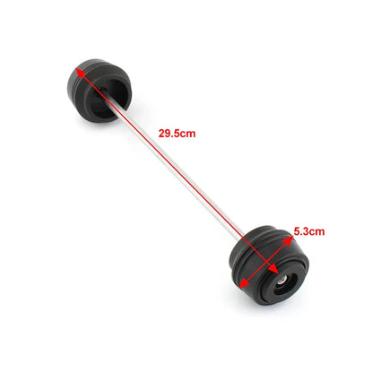 Front Wheel Axle Fork Slider Crash Protector for Zontes Shengshi 368 D E M (N/A)