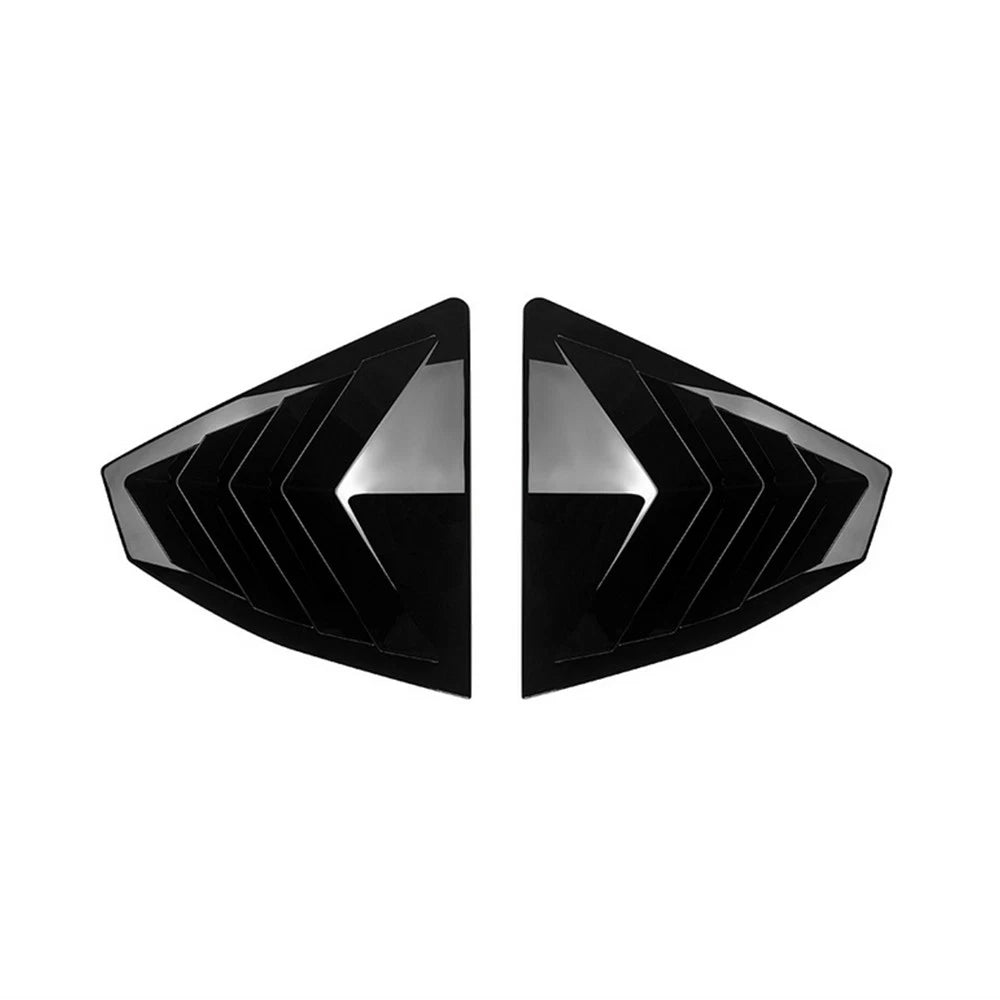 Black Rear Window Louvers for Subaru WRX STI (2022 - Present)