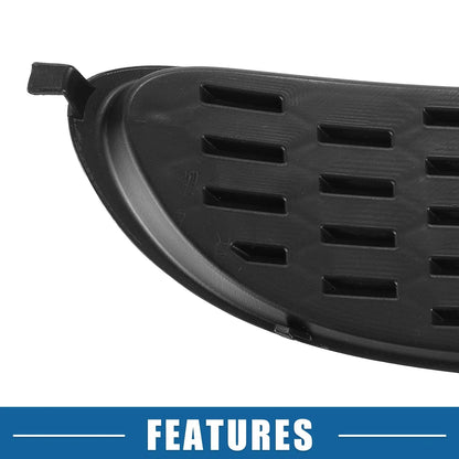 Front Fog Light Cover Grille for Dodge Journey 2011-2020 Black (Set of 2)