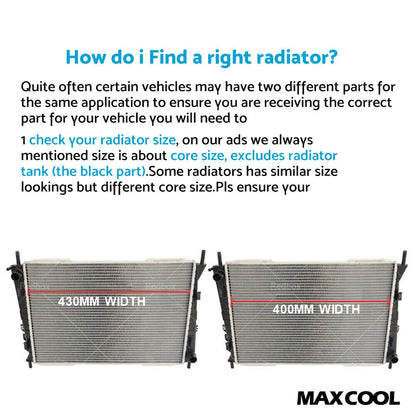 Radiator for Toyota Lexcen, Holden Commodore VP VR VS V6 (1991-2000)