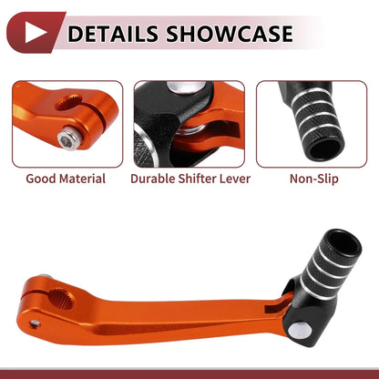 Shifter Lever for Honda CRF150F 2003-2017 - Orange Black Silver Tone