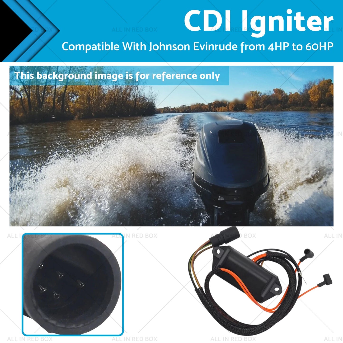 CDI Power Pack for Johnson Evinrude 45HP 50HP 55HP 60HP (1985-1988)