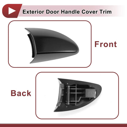 Front Right Door Handle Cover for Hyundai Veloster (2012-2016) Black