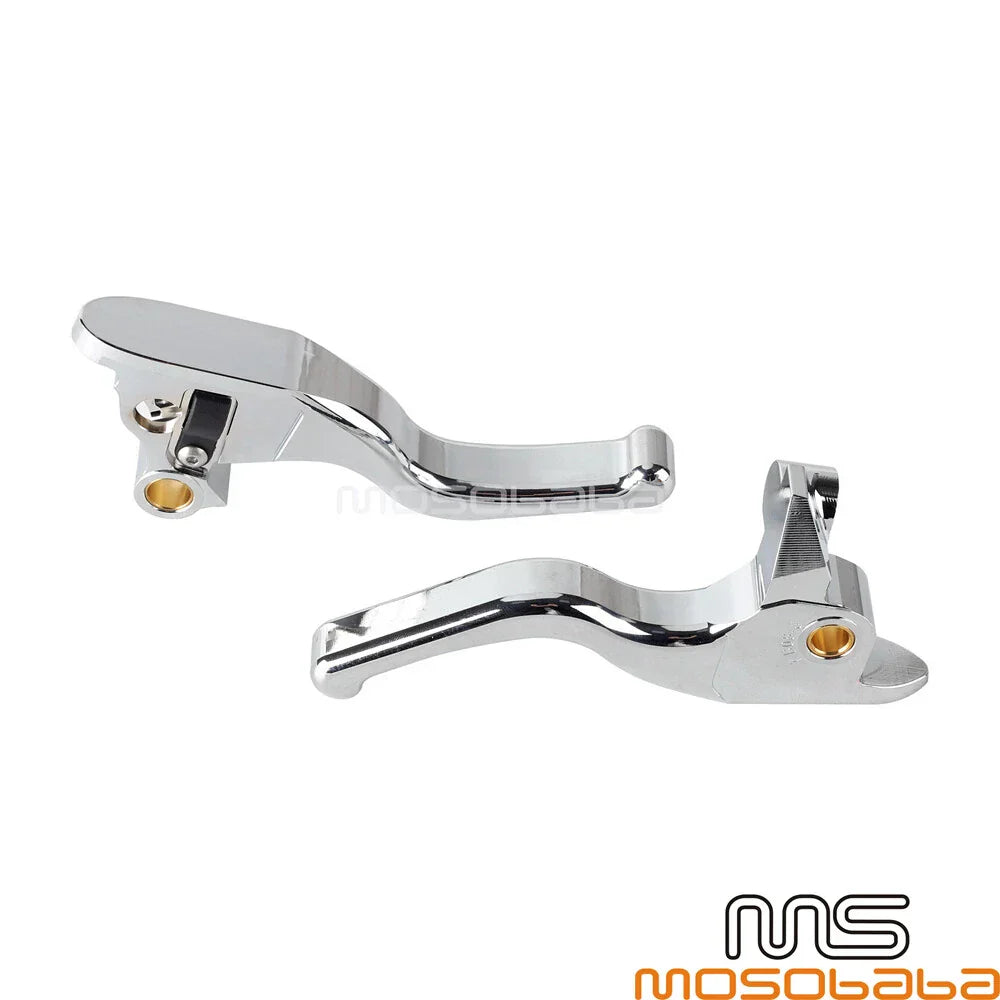 Chrome Hand Brake Clutch Levers for Harley Tri Glide Ultra Classic (2009-2023)
