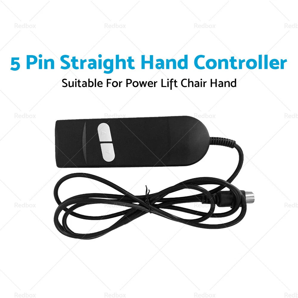 Electric Recliner Switch Remote Control Button for Power Lift Chair 5 Pin