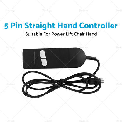 Electric Recliner Switch Remote Control Button for Power Lift Chair 5 Pin