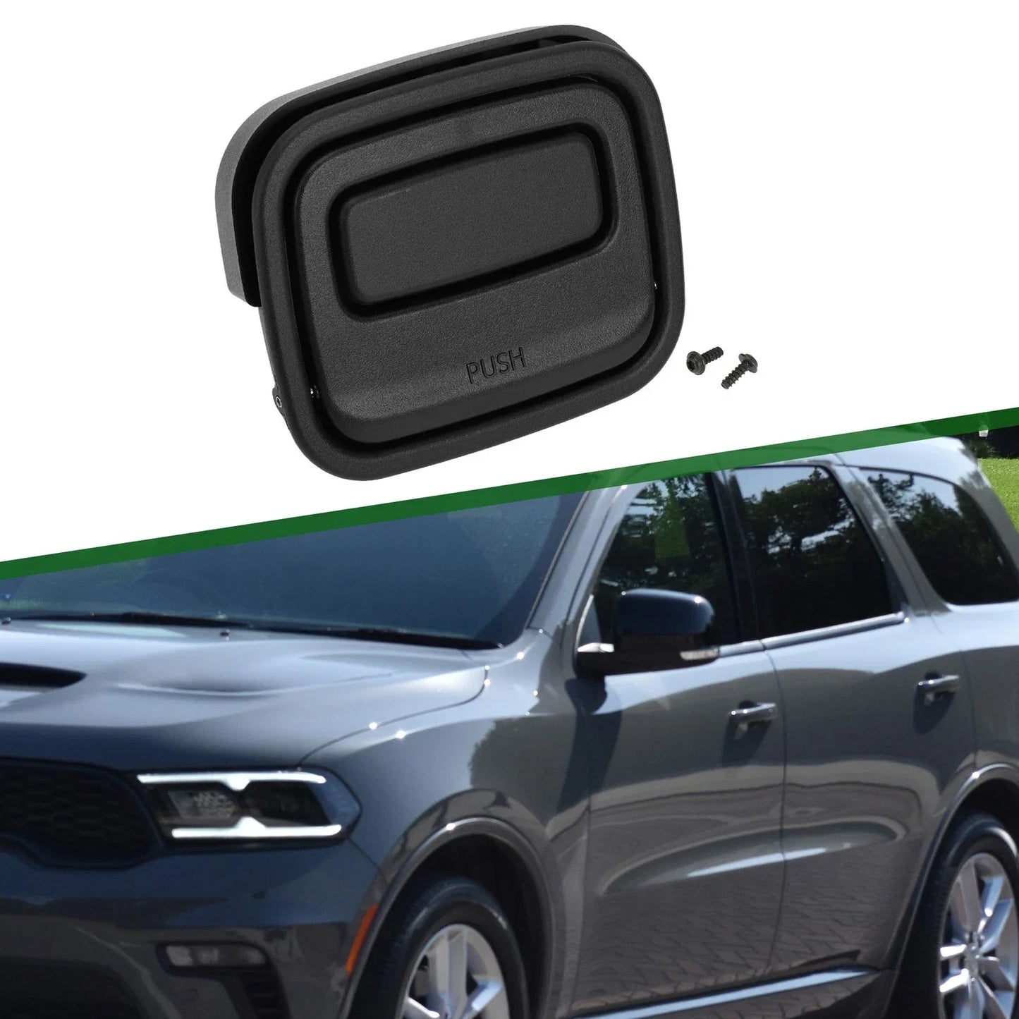 Rear Floor Latch Release Handle Cover for Dodge Durango (2013-2015) 1 Set