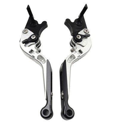 CNC Silver Extendable Brake Clutch Levers for Yamaha XMAX 125/250/300/400 (15-22)