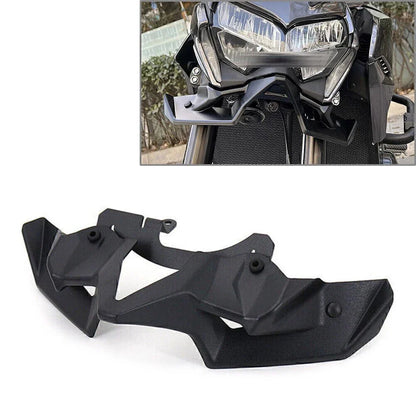 Black Front Spoiler Wing & Rear Spoiler for Kawasaki Z900 (2017-2023)