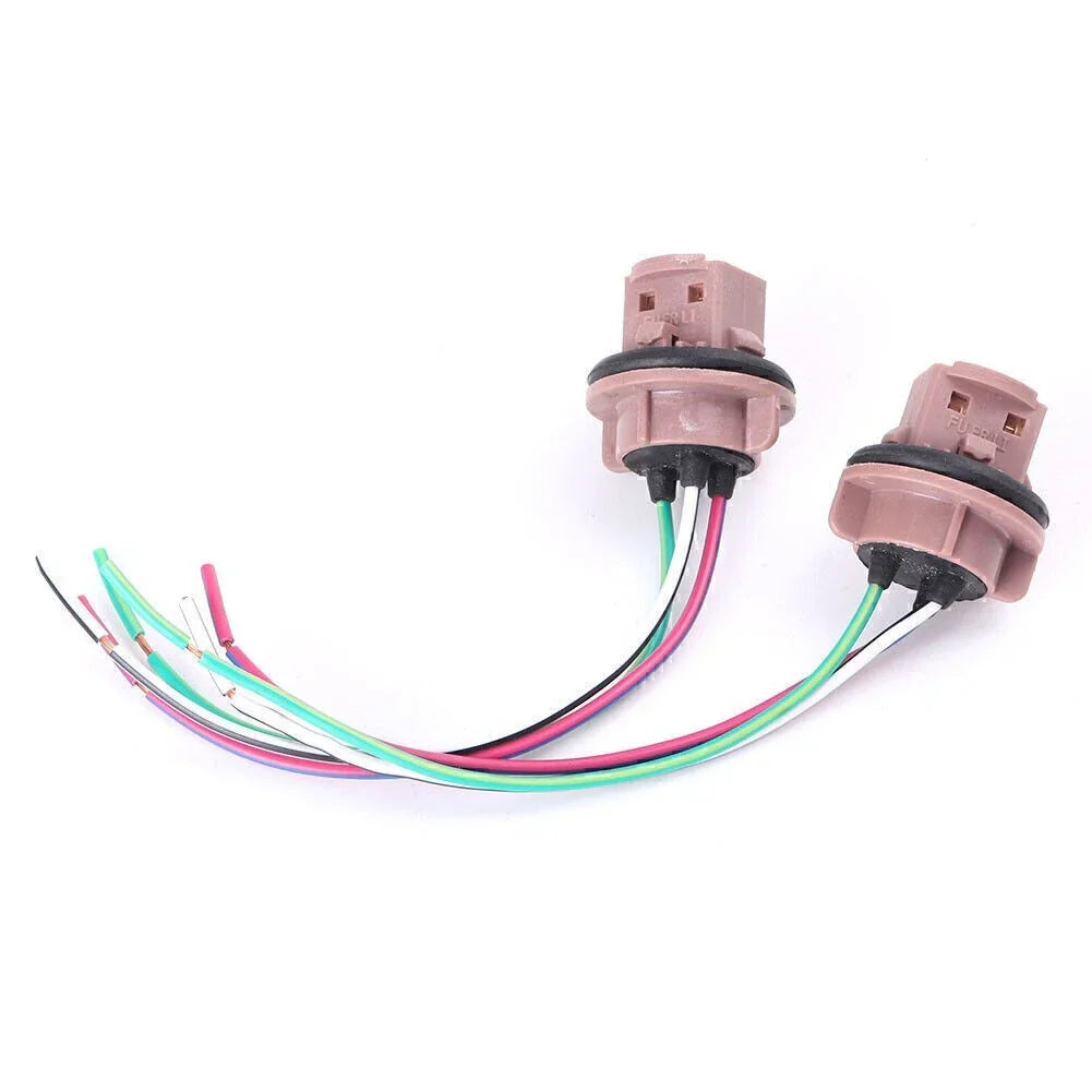 LED Bulb Brake Signal Light Wiring Harness Socket for 7441 7443 7444 T20
